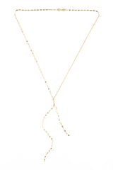 14KYG Sparkle Lariat Necklace