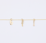 14KYG Number Charm