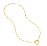 14KYG Gaby Paper Clip Necklace