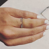 14K Diamond Claw Ring