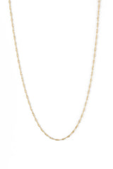 14KYG Fancy Twist Chain 24"