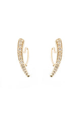 14KYG Diamond Avery Climber Earrings